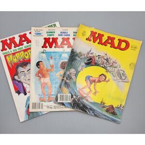 3 Vintage MAD Magazine Issue No.241, No.202, No.83